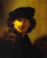 Haga click para ver la imagen ampliada self-portrait with velvet beret and furred mantel.jpg